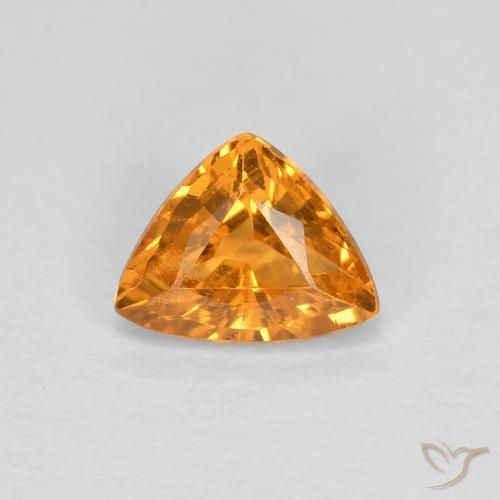 0.53ct Natural Naranja albaricoque Hilo de espesartita, Trillón, VS