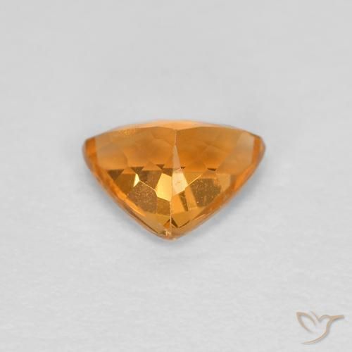 Hilo de espesartita Naranja albaricoque natural de 0.53 ct, Trillón, VS