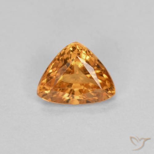 0.44ct Natural Naranja oscuro Hilo de espesartita, Trillón, VS-SI