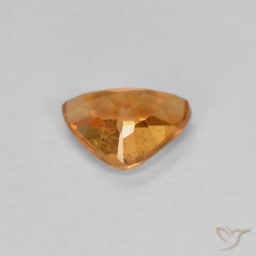 Hilo de espesartita Naranja oscuro natural de 0.44 ct, Trillón, VS-SI