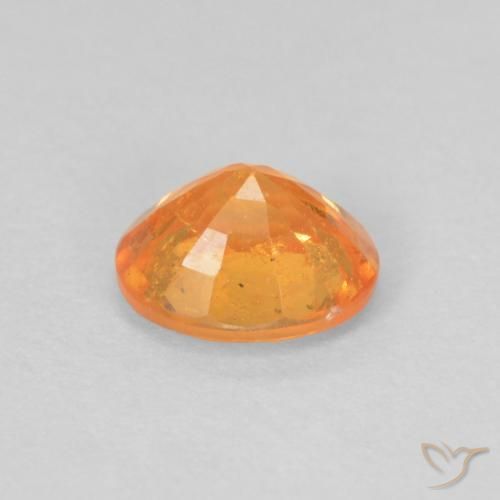 Hilo de espesartita Naranja miel natural de 0.70 ct, Ovalada, VS-SI