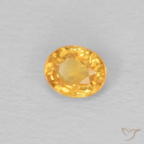 Hilo de espesartita Dorado naranja natural de 0.25 ct, Ovalada, VS