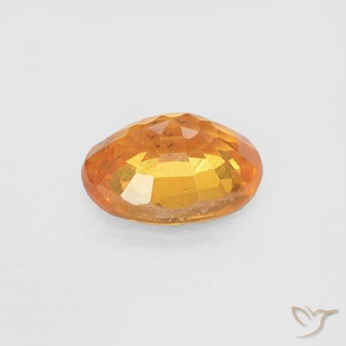 Hilo de espesartita Naranja medio natural de 0.43 ct, Ovalada, VS