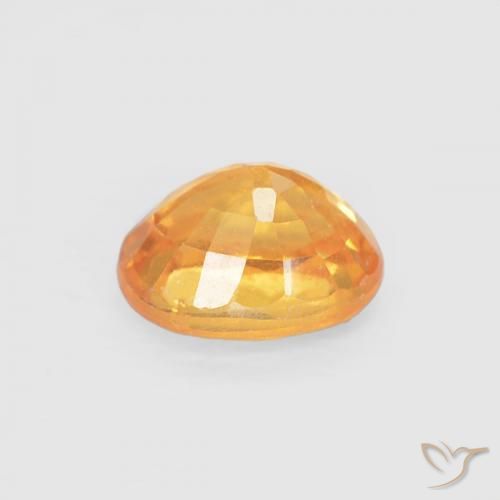 Hilo de espesartita Naranja medio natural de 0.54 ct, Ovalada, VS