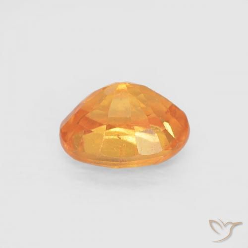 Hilo de espesartita Naranja medio natural de 0.50 ct, Ovalada, VS