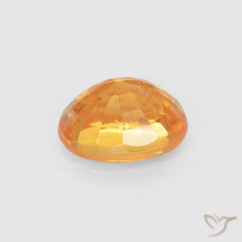 Hilo de espesartita Naranja medio natural de 0.54 ct, Ovalada, VS