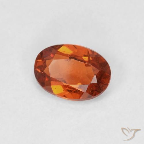 Hilo de espesartita Naranja fuego natural de 0.66 ct, Ovalada, SI