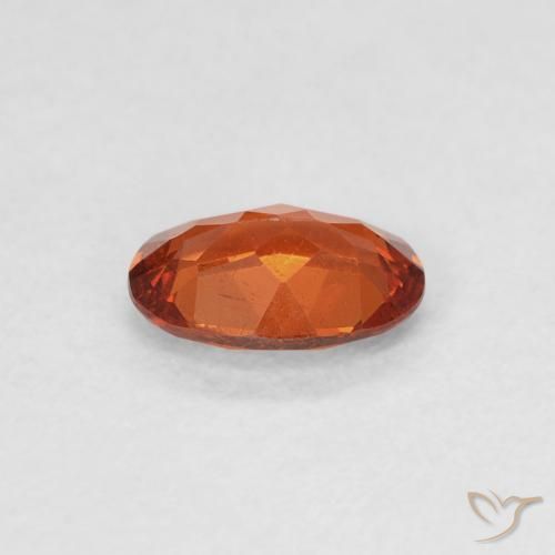 Hilo de espesartita Naranja fuego natural de 0.66 ct, Ovalada, SI