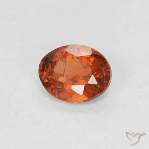 Hilo de espesartita Naranja fuego natural de 0.33 ct, Ovalada, SI
