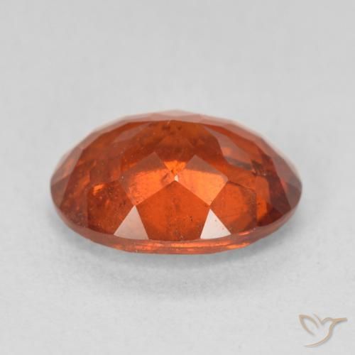 Hilo de espesartita Rojo fuego natural de 2.98 ct, Ovalada, SI