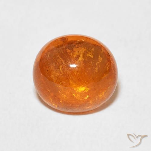 2.63ct Natural Naranja medio Hilo de espesartita, Ovalada, Transparente