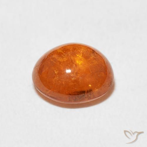 Hilo de espesartita Naranja medio natural de 2.63 ct, Ovalada, Transparente