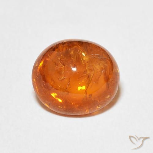 3.25ct Natural Naranja fuego Hilo de espesartita, Ovalada, Transparente