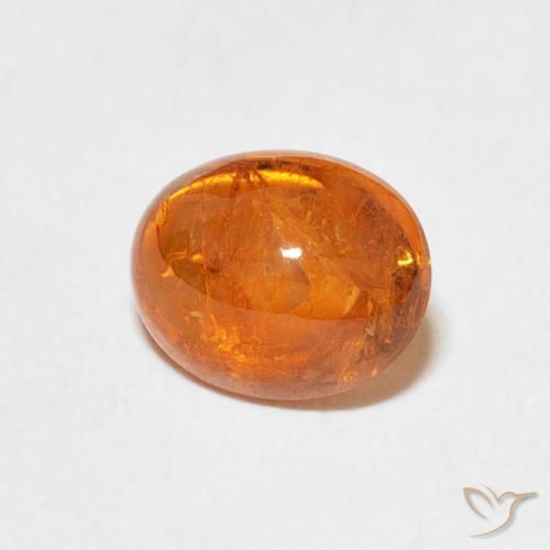 Hilo de espesartita Naranja rojizo natural de 2.53 ct, Ovalada, Transparente