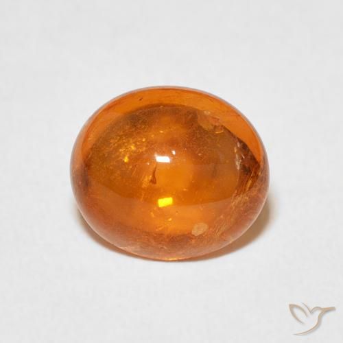3.45ct Natural Naranja fuego Hilo de espesartita, Ovalada, Transparente