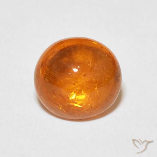 2.48ct Natural Naranja medio Hilo de espesartita, Ovalada, Transparente