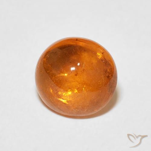 Hilo de espesartita Naranja medio natural de 2.48 ct, Ovalada, Transparente