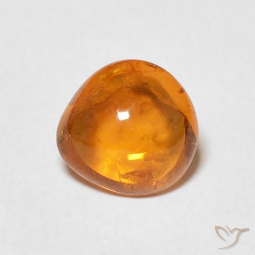 1.70ct Natural Naranja rojizo Hilo de espesartita, En forma de pera, Transparente