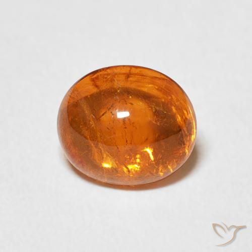 2.11ct Natural Naranja medio Hilo de espesartita, Ovalada, Transparente