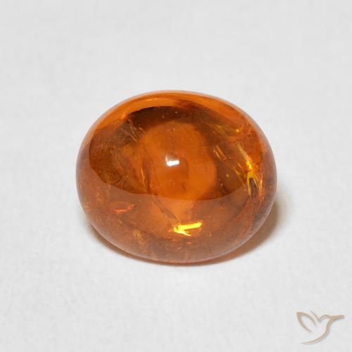 2.59ct Natural Naranja medio Hilo de espesartita, Ovalada, Transparente
