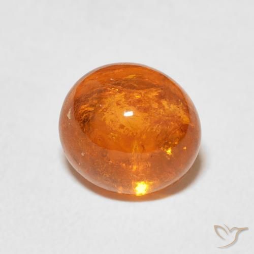Hilo de espesartita Naranja rojizo natural de 2.99 ct, Ovalada, Transparente
