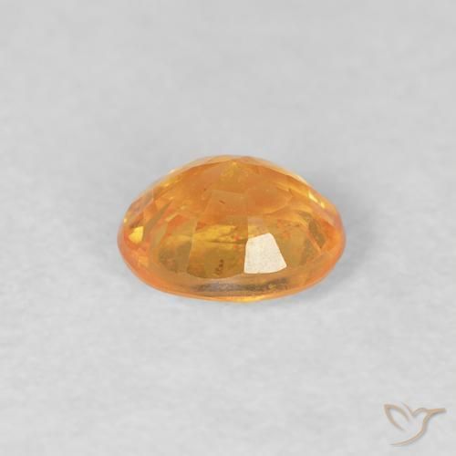 Hilo de espesartita Naranja medio natural de 0.51 ct, Ovalada, VS