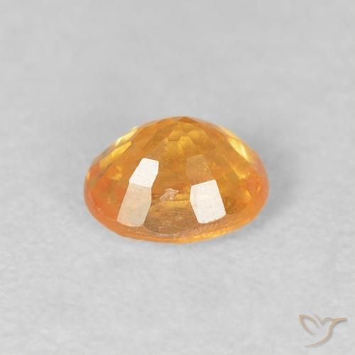 Hilo de espesartita Dorado naranja natural de 0.54 ct, Ovalada, VS