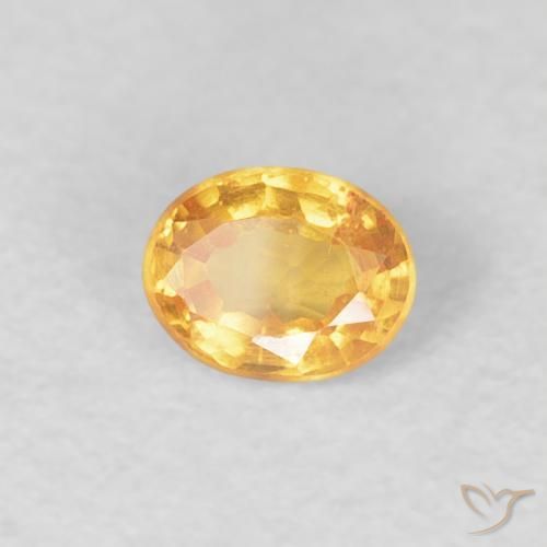 Hilo de espesartita Naranja medio natural de 0.23 ct, Ovalada, VS