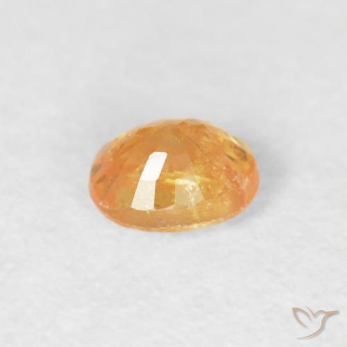 Hilo de espesartita Dorado naranja natural de 0.27 ct, Ovalada, VS-SI
