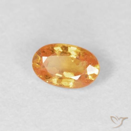 Hilo de espesartita Naranja medio natural de 0.29 ct, Ovalada, VS-SI