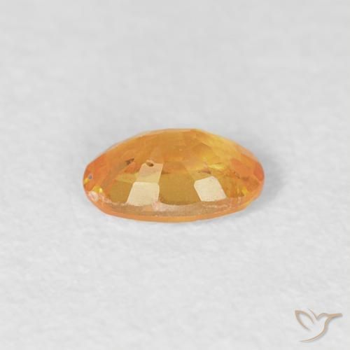 Hilo de espesartita Naranja medio natural de 0.29 ct, Ovalada, VS-SI