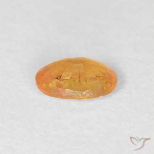 Hilo de espesartita Naranja intenso natural de 0.33 ct, Ovalada, VS-SI