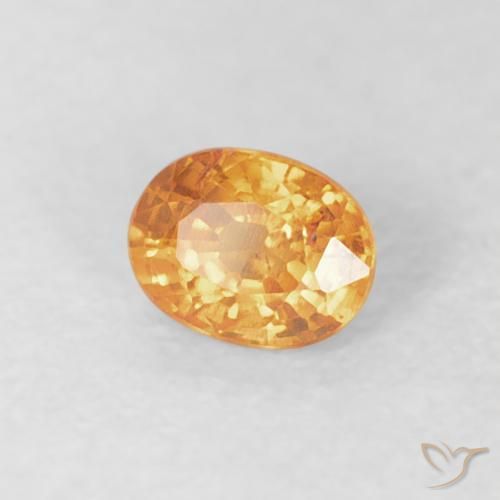 Hilo de espesartita Dorado naranja natural de 0.29 ct, Ovalada, VS
