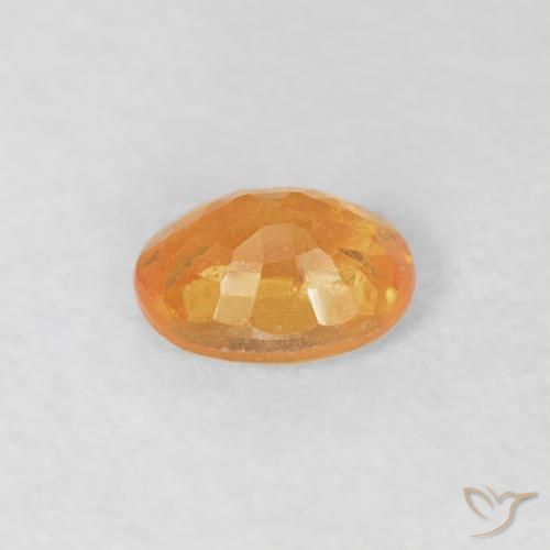 Hilo de espesartita Naranja medio natural de 0.26 ct, Ovalada, VS