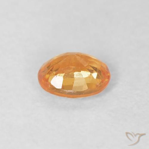 Hilo de espesartita Dorado naranja natural de 0.24 ct, Ovalada, VS-SI