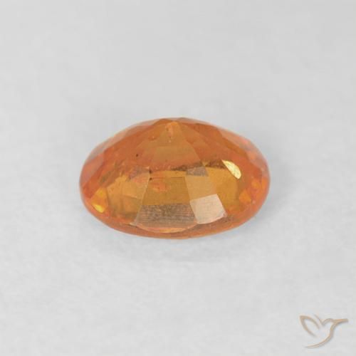 Hilo de espesartita Naranja claro natural de 0.49 ct, Ovalada, VS-SI