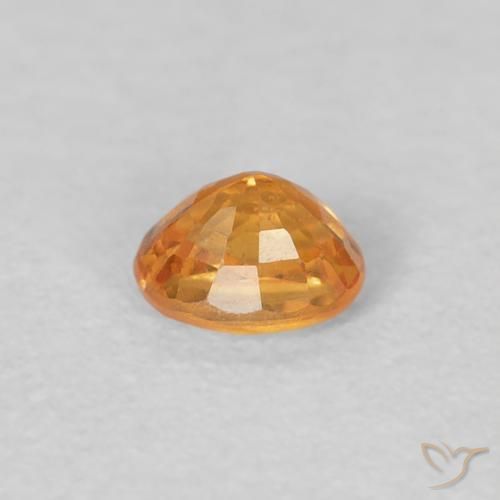 Hilo de espesartita Medium Light-Orange natural de 0.29 ct, Ovalada, VS