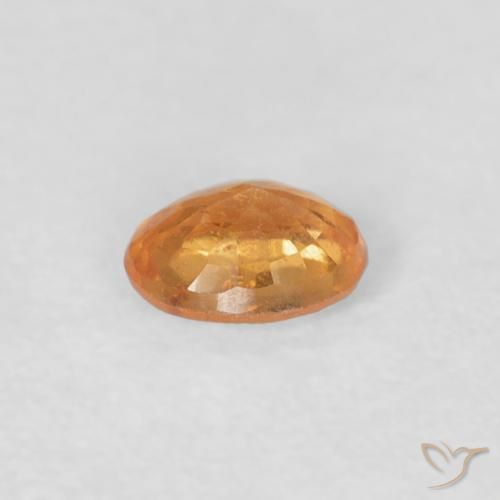Hilo de espesartita Naranja medio natural de 0.25 ct, Ovalada, VS