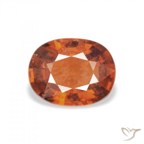 1.44ct Medium Dark-Orange Hilo de espesartita, Ovalada, VS-SI