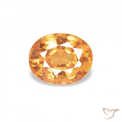 0.58ct Oro Hilo de espesartita, Ovalada, VS