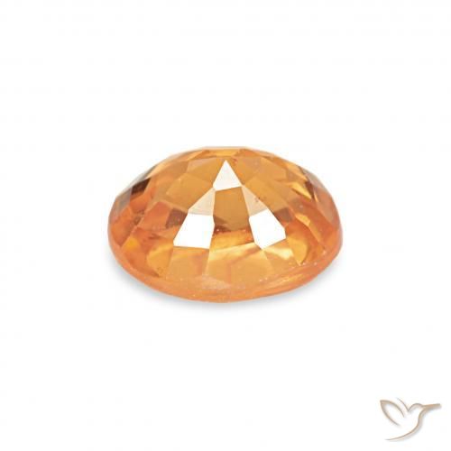 Hilo de espesartita Oro natural de 0.58 ct, Ovalada, VS