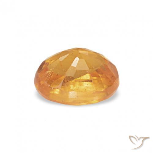 Hilo de espesartita Naranja medio natural de 0.61 ct, Ovalada, VS