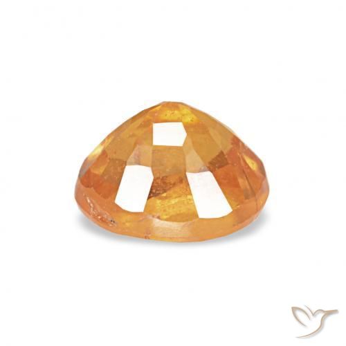 Hilo de espesartita Naranja medio natural de 0.63 ct, Ovalada, VS