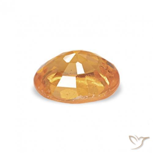 Hilo de espesartita Naranja medio natural de 0.52 ct, Ovalada, VS