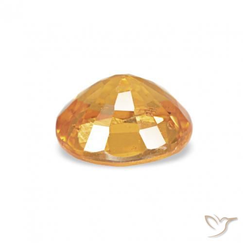 Hilo de espesartita Dorado naranja natural de 0.56 ct, Ovalada, VS-SI