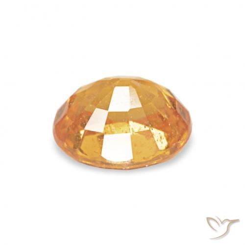 Hilo de espesartita Naranja medio natural de 0.60 ct, Ovalada, VS-SI