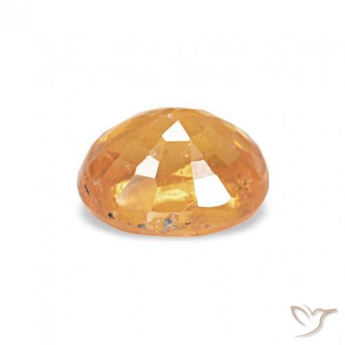 Hilo de espesartita Dorado naranja natural de 0.60 ct, Ovalada, VS-SI