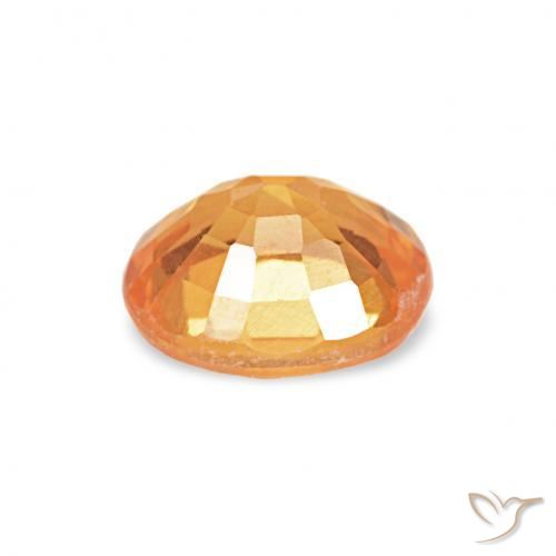 Hilo de espesartita Naranja medio natural de 0.55 ct, Ovalada, VS-SI