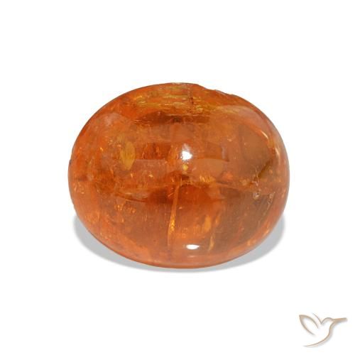 4.80ct Naranja cálido Hilo de espesartita, Ovalada, Transparente