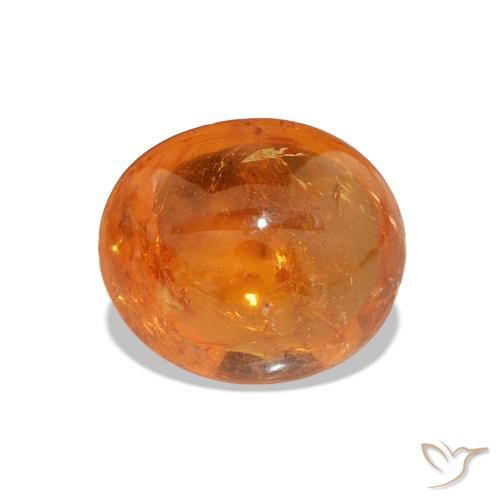 2.95ct Naranja medio Hilo de espesartita, Ovalada, Transparente